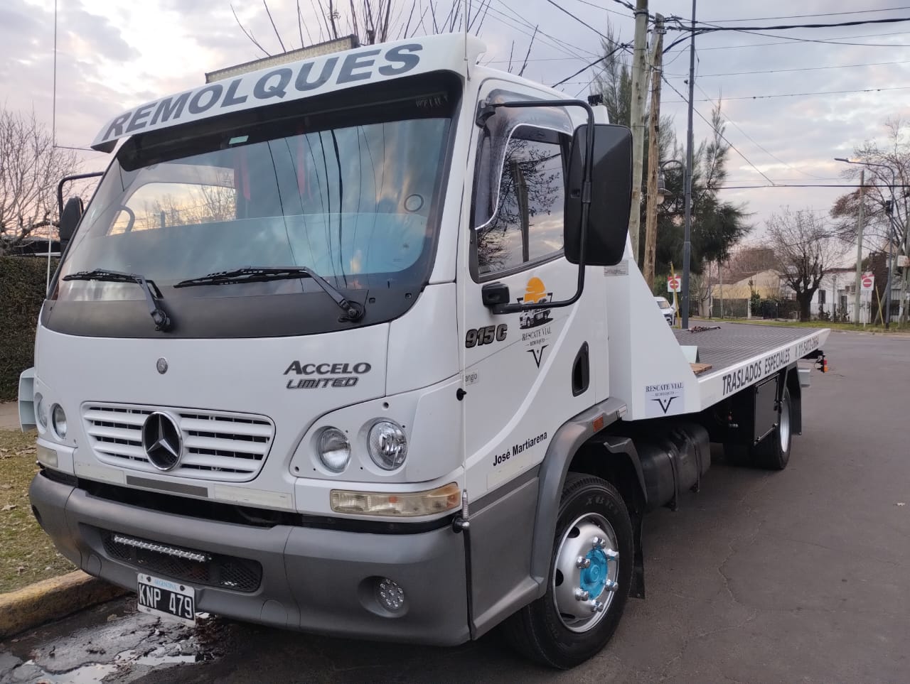 Remolque en autopista